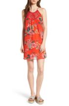 Women's Speechless Crochet Swing Dress - Orange