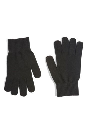 Women's Topshop Core Winter Tech Gloves, Size - Black