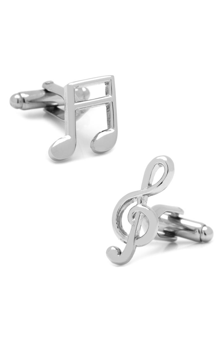 Men's Cufflinks, Inc. Music Notes Cuff Links