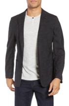 Men's H Classic Fit Camo Wool Sport Coat R - Grey