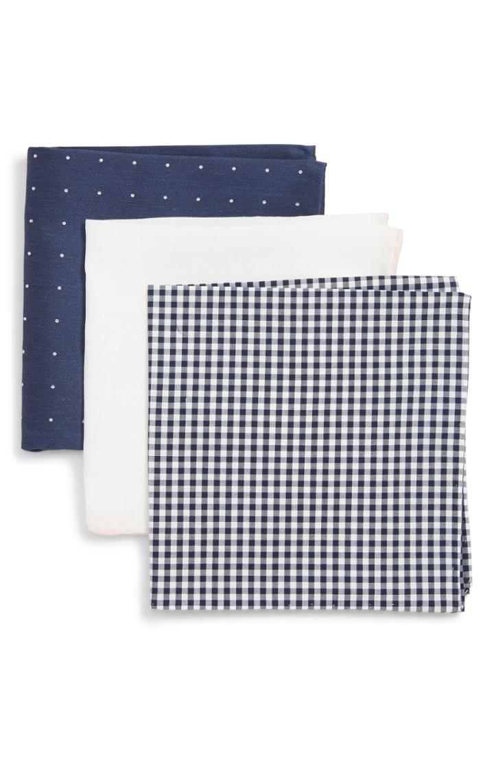 Men's The Tie Bar 3-pack Pocket Squares, Size - Pink