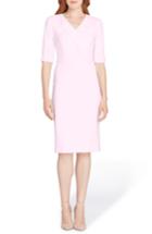 Women's Tahari Envelope Neck Sheath Dress - Pink