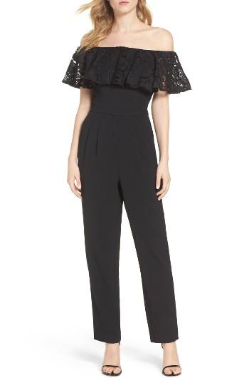 Women's Eliza J Off The Shoulder Jumpsuit
