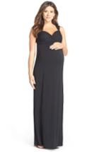 Women's Tart Maternity 'callie' Jersey Maxi Maternity Dress - Black