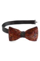 Men's Brackish & Bell Cooper Feather Bow Tie, Size - Brown