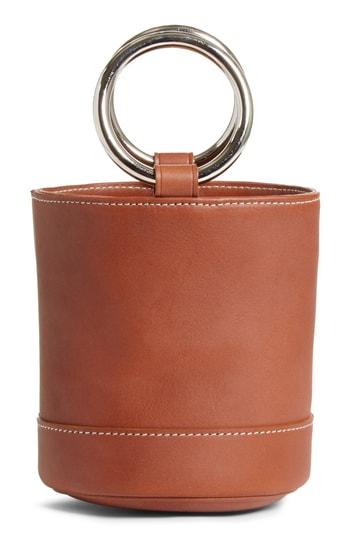 Simon Miller Bonsai 15 Calfskin Leather Bucket Bag - White