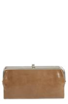 Women's Hobo Lauren Double Frame Clutch - Brown