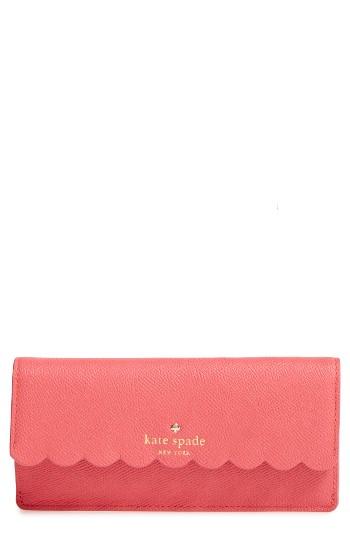 Women's Kate Spade New York Morris Lane Alli Leather Wallet - Red