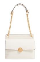 Tory Burch Chelsea Flap Leather Shoulder Bag - White