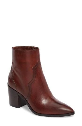Women's Frye Flynn Bootie M - Brown
