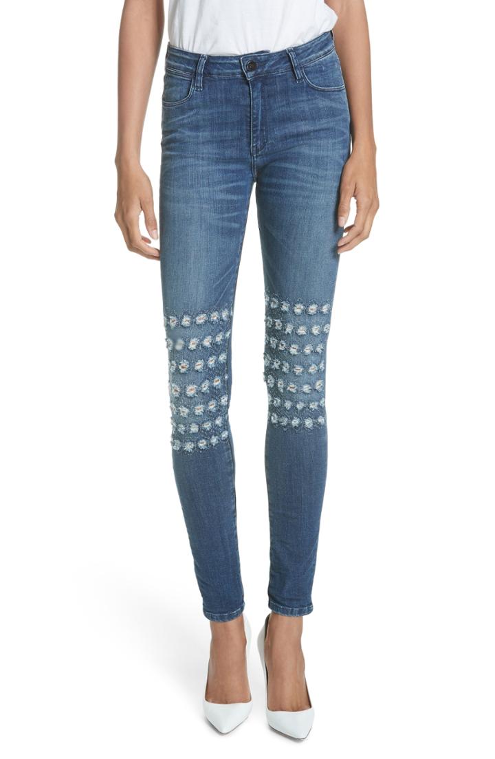 Women's Brockenbow Emma Rush Distressed Skinny Jeans