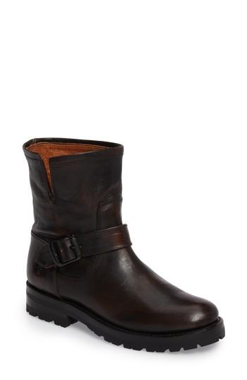 Women's Frye Natalie Lug Engineer Boot .5 M - Brown