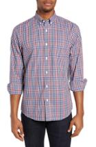 Men's Nordstrom Men's Shop Regular Fit Non-iron Gingham Sport Shirt - Red