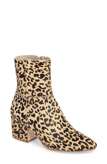 Women's Matisse At Ease Genuine Calf Hair Bootie .5 M - Brown