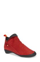Women's Softinos By Fly London Farah Bootie Us / 35eu - Red