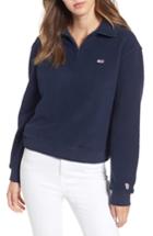 Women's Tommy Jeans Tjw Classics Polar Fleece Sweatshirt - Black