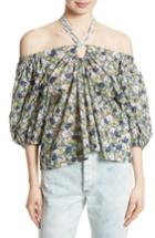 Women's La Vie Rebecca Taylor Suzette Off The Shoulder Floral Top