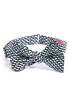 Men's Vineyard Vines Whale Print Silk Bow Tie