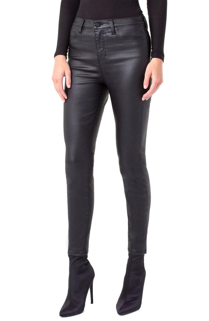 Women's Liverpool Abby Coated High Waist Ankle Jeans