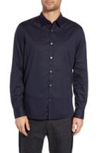 Men's John Varvatos Diamond Print Sport Shirt - Blue