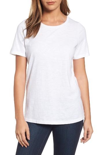 Women's Eileen Fisher Organic Cotton Tee - White