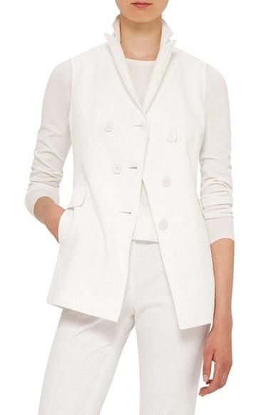 Women's Akris Punto Seersucker Vest