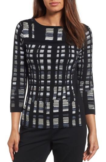 Women's Nic+zoe Crystal Cove Sweater - Black