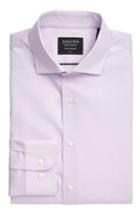 Men's Nordstrom Men's Shop Tech-smart Traditional Fit Micro Check Dress Shirt 32/33 - Purple