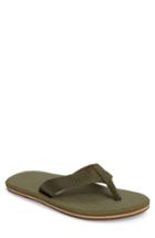 Men's Hari Mari 'dunes' Flip Flop M - Green