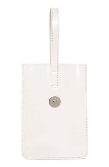 Women's Kara Pinch Wristlet Clutch - White