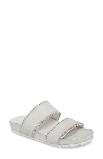 Women's Jslides Emmie Bead Chain Slide Sandal .5 M - Metallic