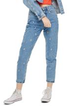 Women's Topshop Babe Mom Jeans X 30 - Blue