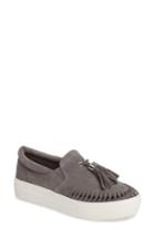Women's Jslides Tassel Slip-on Sneaker .5 M - Grey