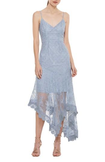 Women's La Maison Talulah Whirlwind Asymmetrical Lace Midi Dress - Blue