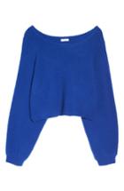 Women's Leith Crop Dolman Pullover - Blue