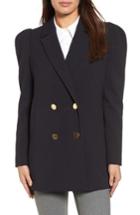 Women's Halogen Double Breasted Blazer - Blue