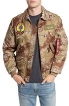 Men's Alpha Industries Cwo 45/p Storm Cruise Jacket, Size - Brown