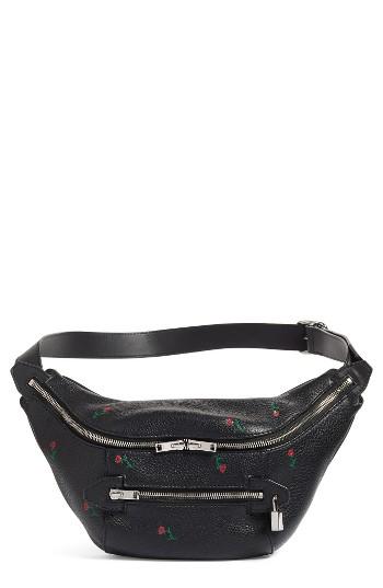 Alexander Wang Dumbo Rose Embossed Leather Belt Bag -