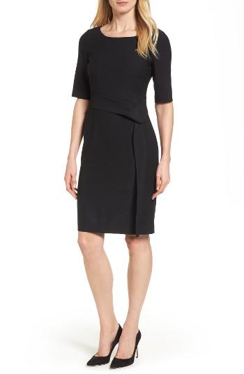 Women's Boss Delera Stretch Wool Sheath Dress