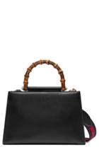 Gucci Medium Nymphea Bicolor Leather Top Handle Satchel -