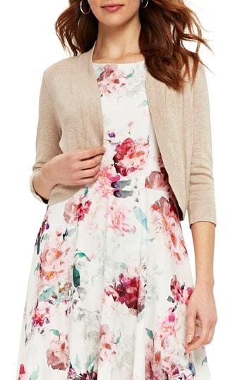 Women's Wallis Curve Hem Shrug - Grey