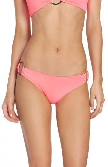 Women's Milly Barbados Bikini Bottoms, Size - Pink