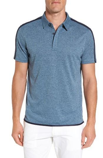 Men's Ag Felton Shoulder Stripe Polo - Blue