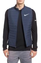 Men's Nike Essential Running Vest, Size - Blue