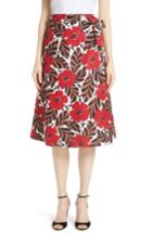 Women's Kate Spade New York Poppy Field Wrap Skirt - Red
