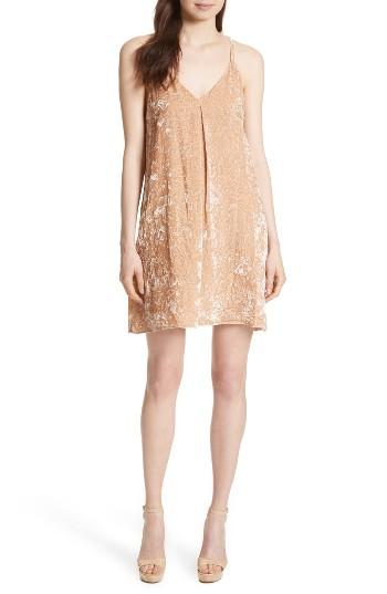 Women's Alice + Olivia Fierra Velvet Slipdress