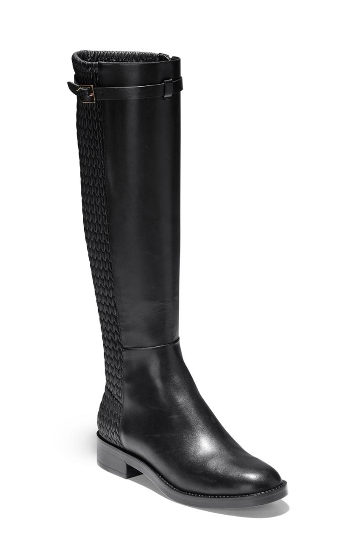 Women's Cole Haan Lexi Grand Knee High Stretch Boot .5 B - Black