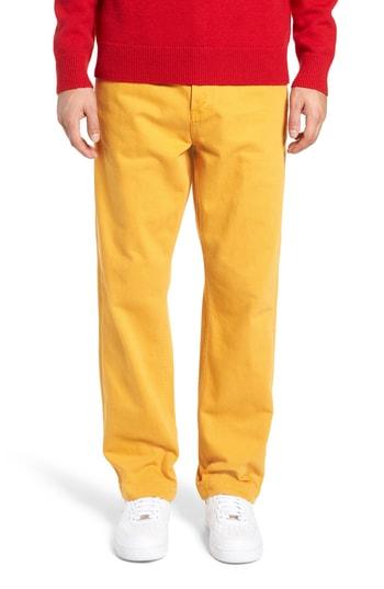 Men's Calvin Klein Jeans Overall Straight Leg Jeans X 32 - Yellow