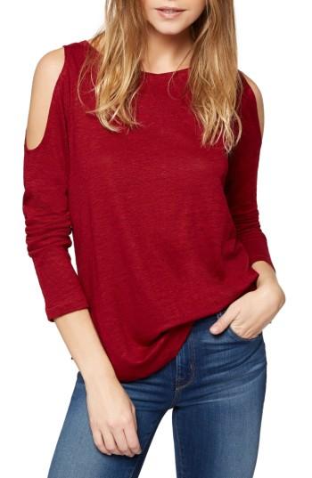 Women's Sanctuary Lolita Linen Cold Shoulder Tee