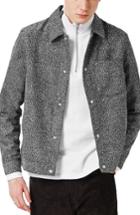 Men's Topman Boucle Shirt Jacket - Grey